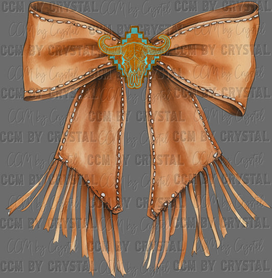 Western Bow Rodeo Ready to Press Transfer DTF Transfer Sublimation Transfer