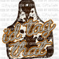 Western Cow Tag Ready To Press Transfer DTF Sublimation