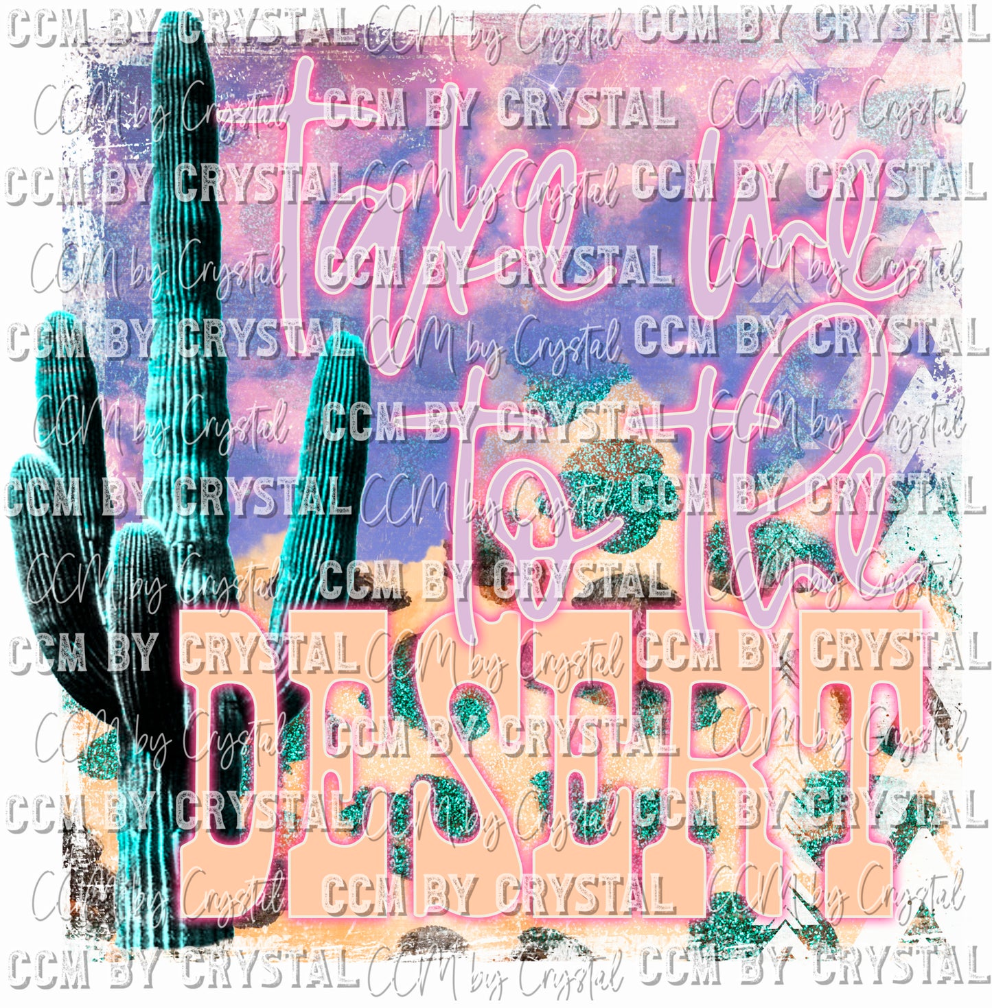 Western Desert  Ready To Press Transfer DTF Sublimation