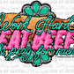 Western Eat Beef Ready To Press Transfer DTF Sublimation
