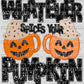 Whatever Spices Your Pumpkins Fall Thanksgiving Faux Sequins Faux Embroidery Ready to Press Transfer