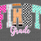First Grade Back to School Ready to Press Transfer DTF Transfer