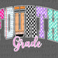 Fourth Grade Back to School Ready to Press Transfer DTF Transfer