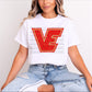 Victoria East Titans Faux Glitter T-Shirt