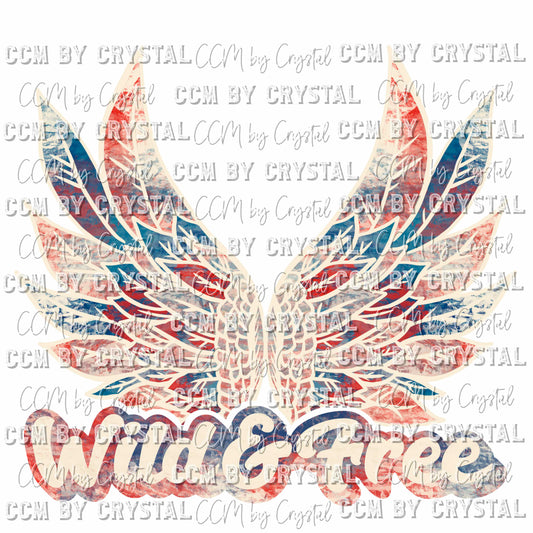 Wild and Free Ready to Press Transfer
