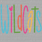 Wildcats Colorful DTF Transfer Sublimation Transfer