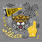 Let's Go Wildcats Mascot Ready to Press Transfer DTF Transfer