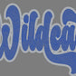 Wildcats 2-Color Approximately 11" wide Spangle Transfer