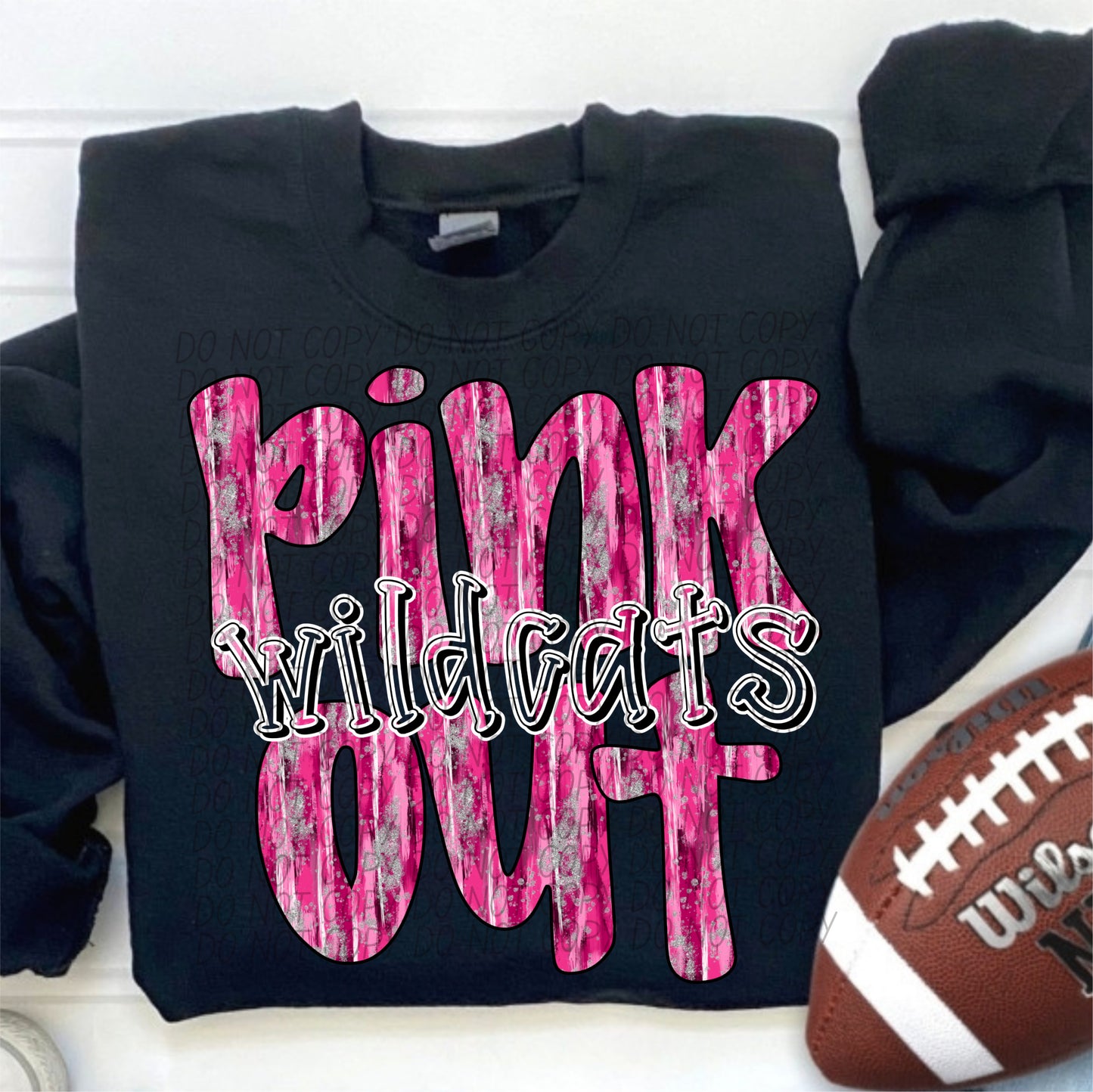 Pink Out Wildcats Ready to Press Transfer DTF Transfer Sublimation Transfer