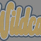 Wildcats Approximately 11" wide 3 Color Spangle Transfer