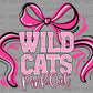 Pink Out Wildcats Mascot Ready to Press Transfer DTF Transfer Sublimation Transfer