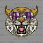 Wildcats Purple Pocket DTF Transfer Sublimation Transfer