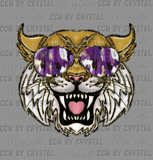 Wildcats Purple Pocket DTF Transfer Sublimation Transfer