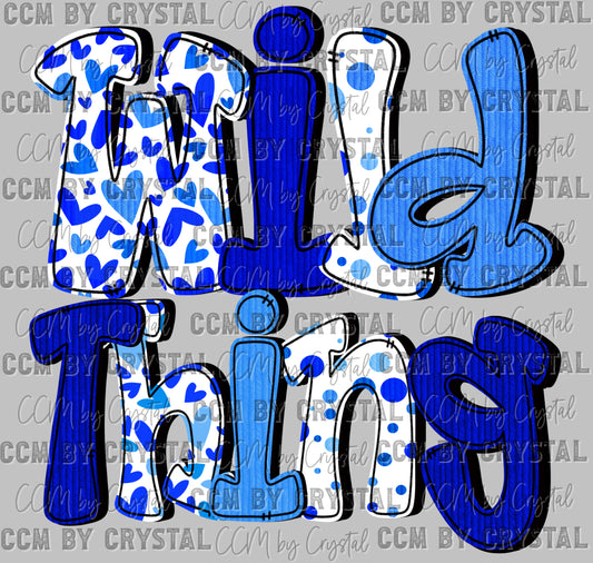 Valentines Wild Thing Boy Ready to Press Transfer DTF Transfer Sublimation Transfer