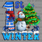 My 1st Winter Christmas Ready to Press Transfer DTF Transfer Sublimation Transfer