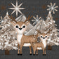 Winter Deer Christmas Ready to Press Transfer DTF Transfer Sublimation Transfer
