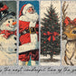 Christmas Black It's the Most Wonderful Time of the Year Ready to Press Transfer DTF Transfer