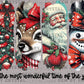 It's The Most Wonderful Time of the Year Christmas Ready to Press Transfer DTF Transfer