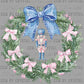 Wreath Nutcracker Christmas Ready to Press Transfer DTF Transfer Sublimation Transfer