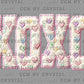 XoXo Faux Fur Valentines Day DTF Transfers Sublimation Transfers
