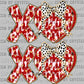 Valentines Day Xo Ready to Press Transfer DTF Transfer Sublimation Transfer