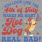 You Look Like the 4th Of July Clean Hot Dog Ready to Press Transfer DTF Transfer Sublimation Transfer