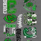 School Approved Youth 9in Cuero Gobblers GANG Sheet 60" DTF Gang Sheet