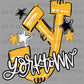 Y Yorktown Yellow Mascot Ready to Press DTF Transfers Sublimation Transfers