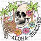 Aloha Beaches Skellie Summer Beach Ready to Press Transfer