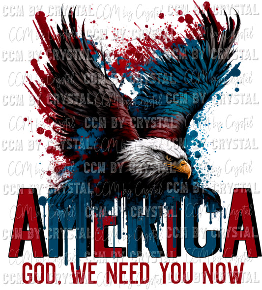 America Eagle God We Need You Now Ready to Press Transfer
