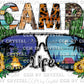 Camp Life Camping Ready to Press Transfer