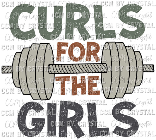 Curls for the Girls Ready to Press Transfer