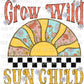 Distressed Grow Wild Sun Child Summer Ready to Press Transfer