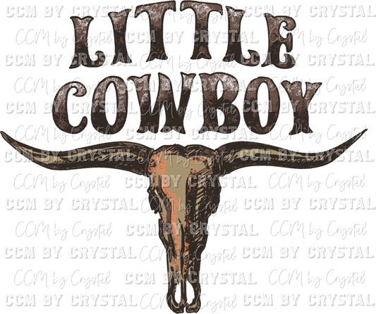 Little Cowboy Western Ready to Press Transfer