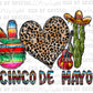 Peace Love Cinco De Mayo Ready to Press Transfer