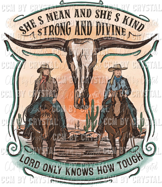 She's Mean She's Kind Strong and Devine Western Ready to Press Transfer