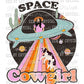 Space Cowgirl Western Ready to Press Transfer