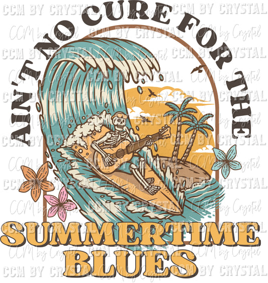 Summertime Blues Ready to Press Transfer