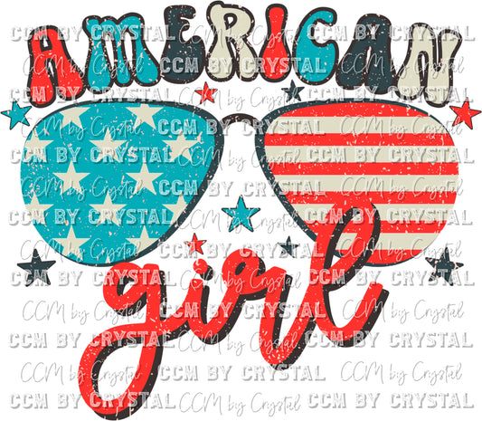 American Girl 4th of July Independence Day Ready to Press Transfer