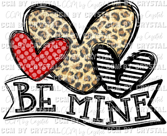 Be Mine Valentine's Day Ready to Press Transfer