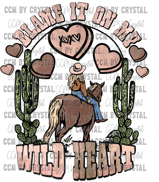 Blame It on My Wild Heart Valentine's Day Ready to Press Transfer