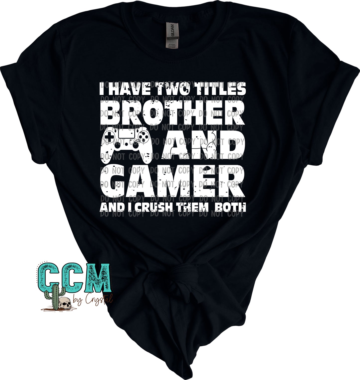 I Have Two Titles Brother and Gamer and I Crush Them Both