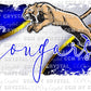 Cougars Blue Gold PNG Digital Download