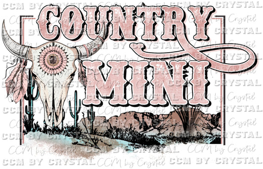 Country Mini Ready to Press Transfer