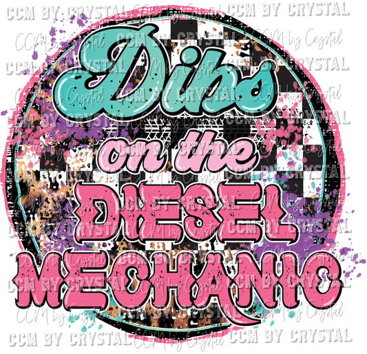 Dibs on the Diesel Mechanic Ready to Press Transfer