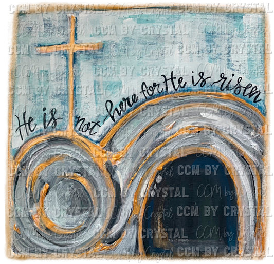 Empty Tomb He Is Risen Easter Ready to Press Transfer