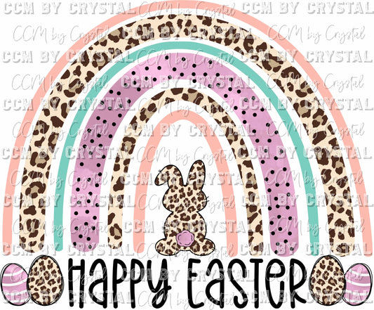 Happy Easter Rainbow Ready to Press Transfer