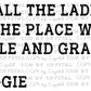 To All The Ladies in the Place SVG PNG Digital Download