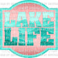 Distressed Lake Life Ready to Press Transfer