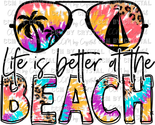 Life is Better at the Beach Ready to Press Transfer